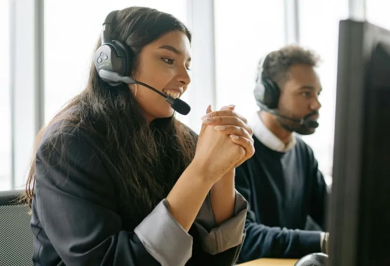 Western Sydney Specialist & Allied Health Centre healthy people in call centre laughing