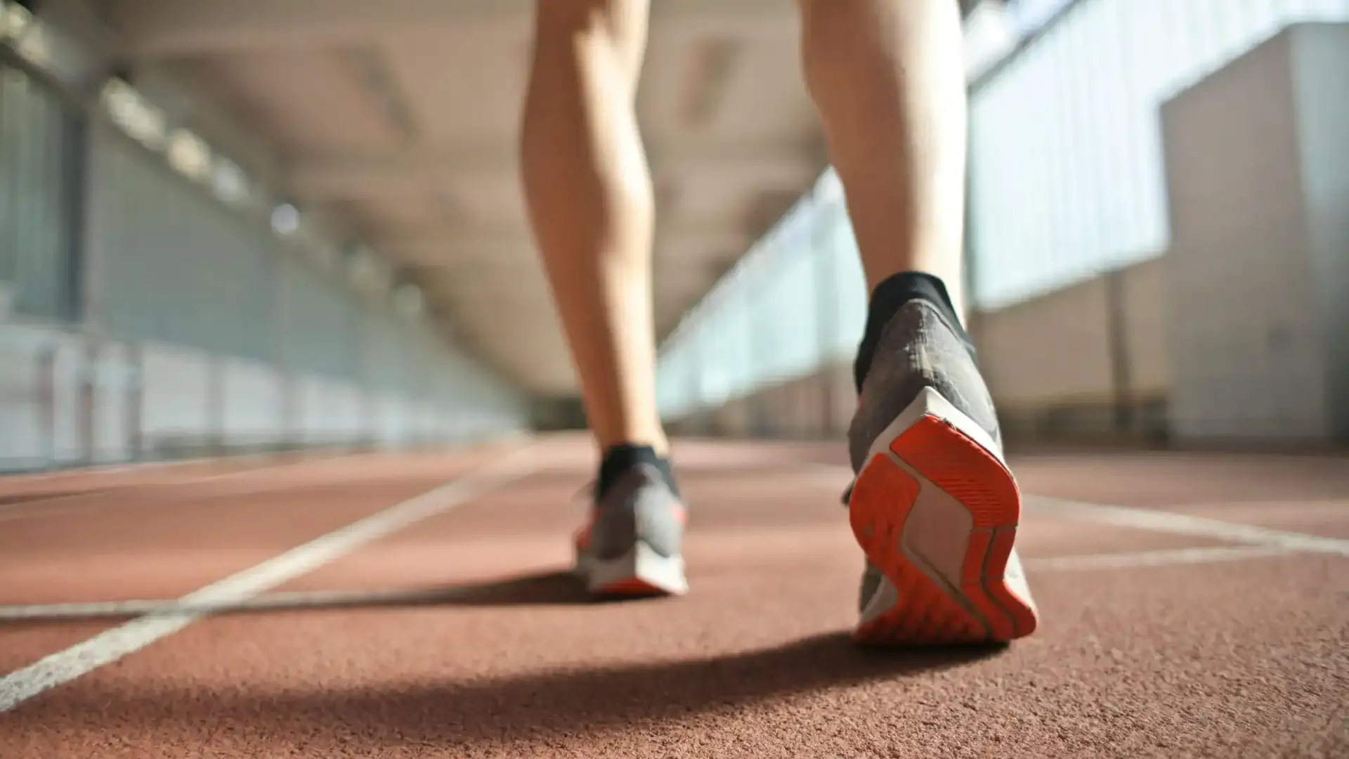Western Sydney Specialist & Allied Health Centre jogging track in ankle shot
